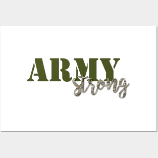 Army Strong - Green/MultiCam Posters and Art